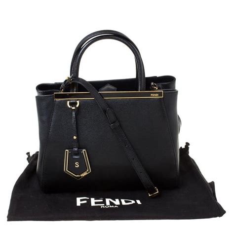 fendi 2jour petite tote measurements|Fendi 2jours tote bag.